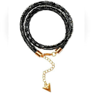 Guess Colored Pave & Baguette-Crystal Convertible Choker Necklace/Wrap NWT